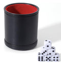 Leatherette Dice Cup | Custom Dice Cup for Farkle, Yahtzee & Bunco | Dice Shaker | Game Night Gift | Multiple Colors