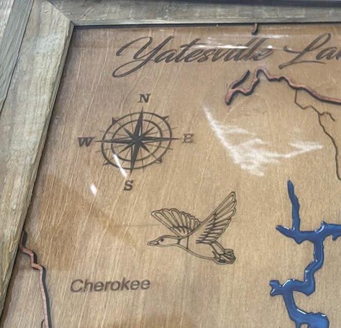 Custom Epoxy Lake Map, Personalized Wood and Resin Map, Custom Lake Wall  Art 3D Lake House Decor, Anniversary or Fishing Gift