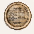 Personalized Family Farkle Board | Custom Wooden Farkle Dice Game | Family Game Night Gift | Includes 6 Dice & Velvet Bag