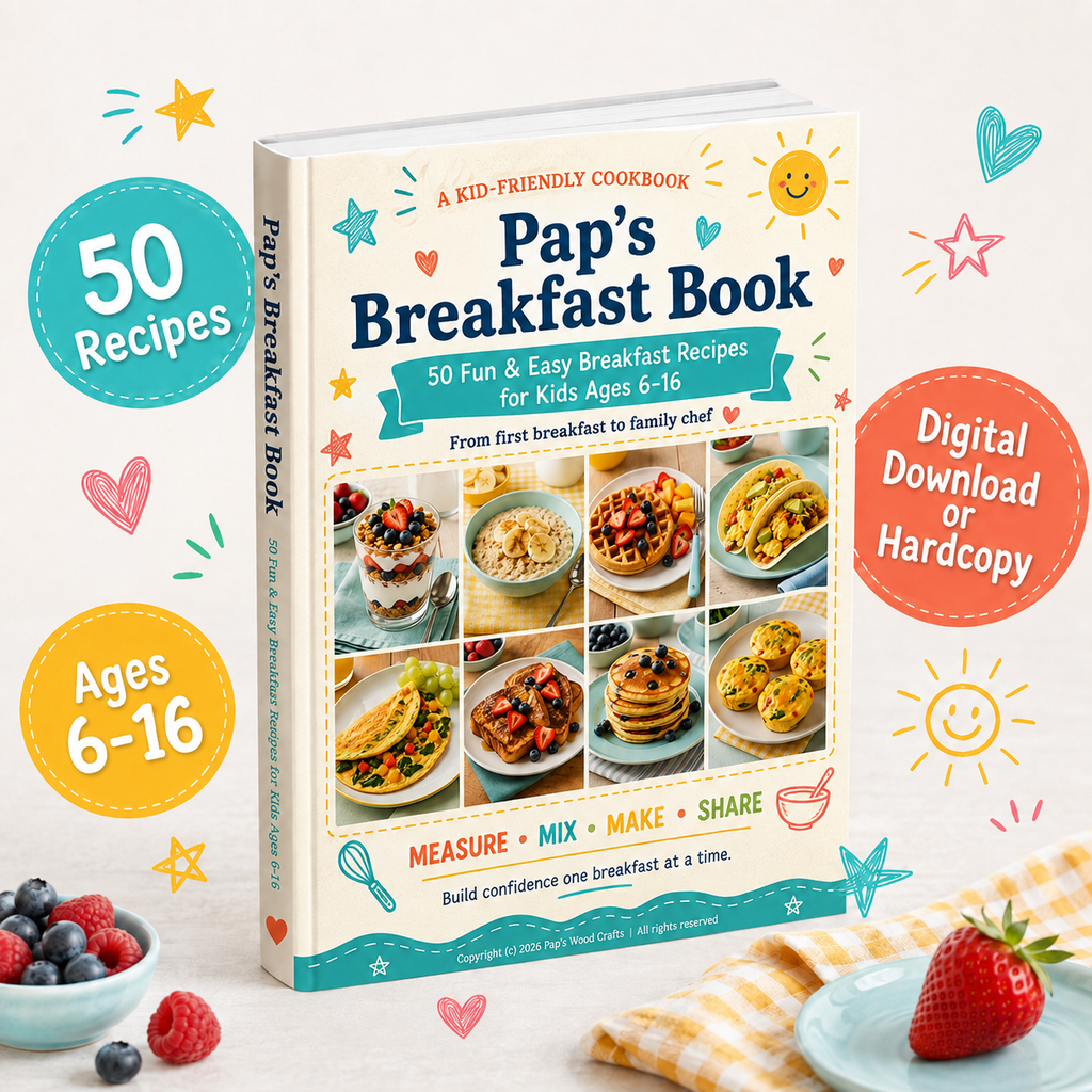 Pap's Breakfast Book - Spiral Bound