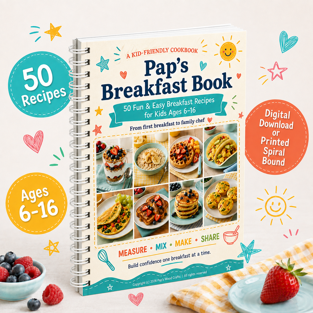 Pap's Breakfast Book - Spiral Bound