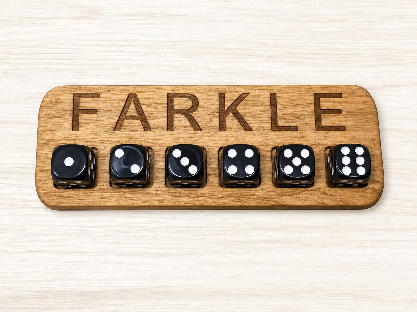 Personalized Dice Holder for Farkle and Dice Games