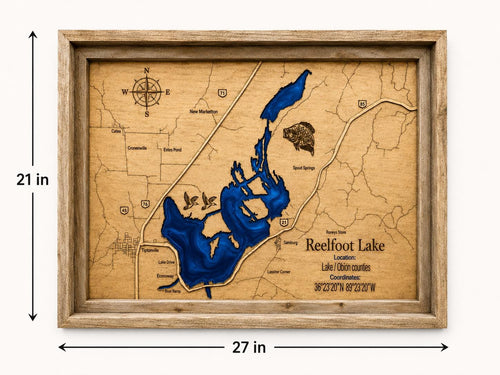 Custom Epoxy Lake Map, Personalized Wood and Resin Map, Custom Lake Wall  Art 3D Lake House Decor, Anniversary or Fishing Gift